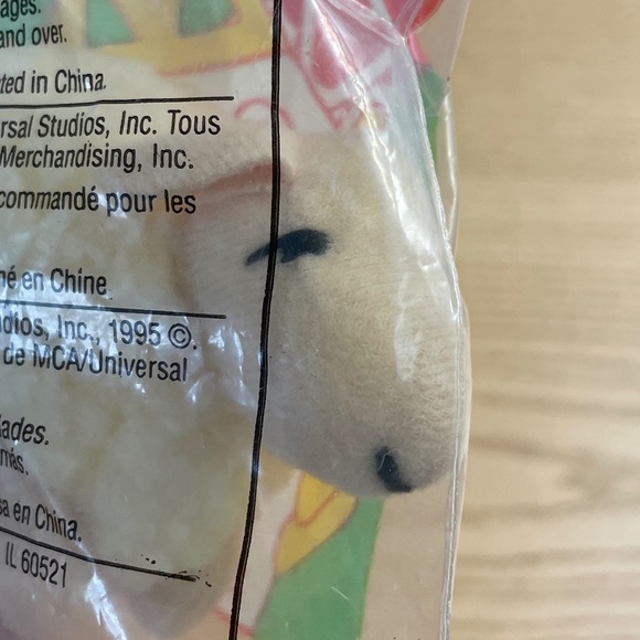 Vintage McDonalds Happy Meal Toy Babe Maa the Sheep # 3 1995 New in Package - Picture 3 of 3
